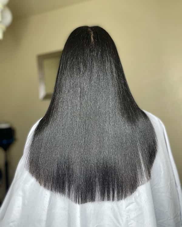 Natural Black Silk Press