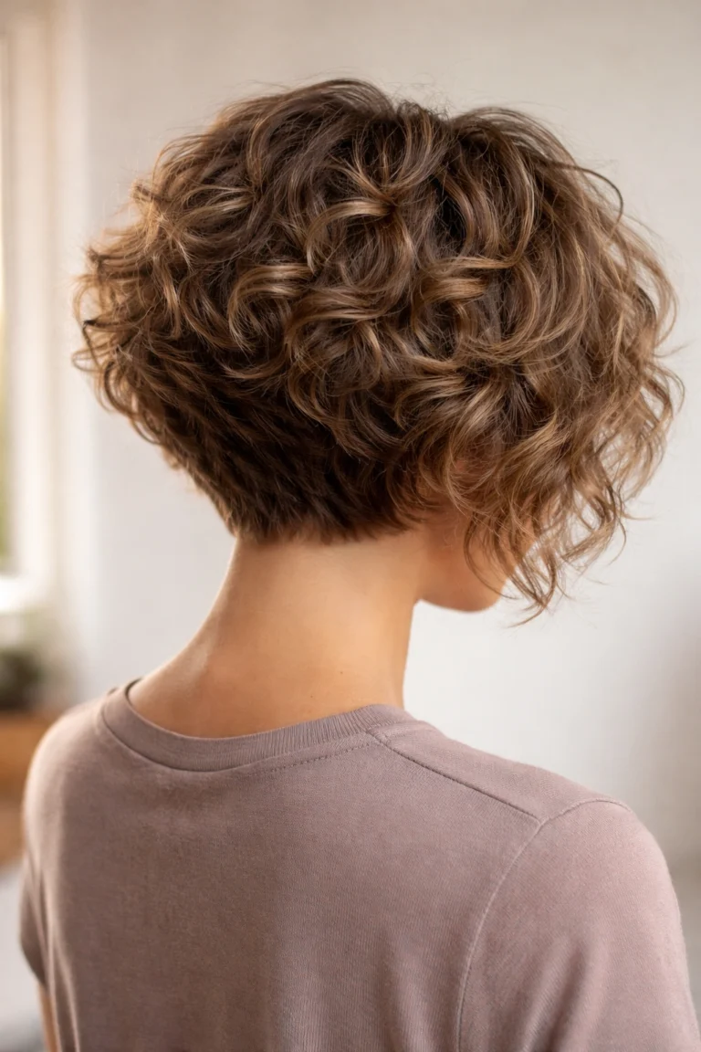 Stacked Inverted Bob with Full Volume stacked bob haircut