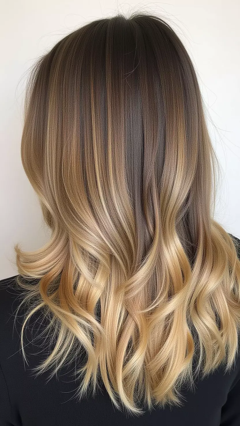 Frosted Brunette Layers hairstyle photo